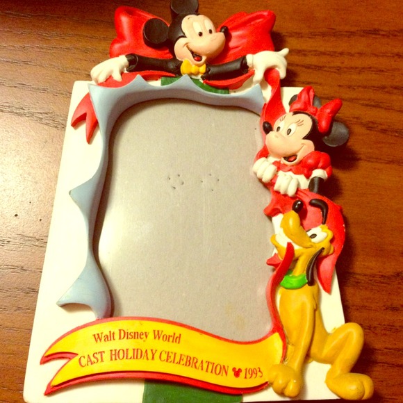 🎆Disney Cast Holiday Celebration'93 Picture Frame - Picture 1 of 3
