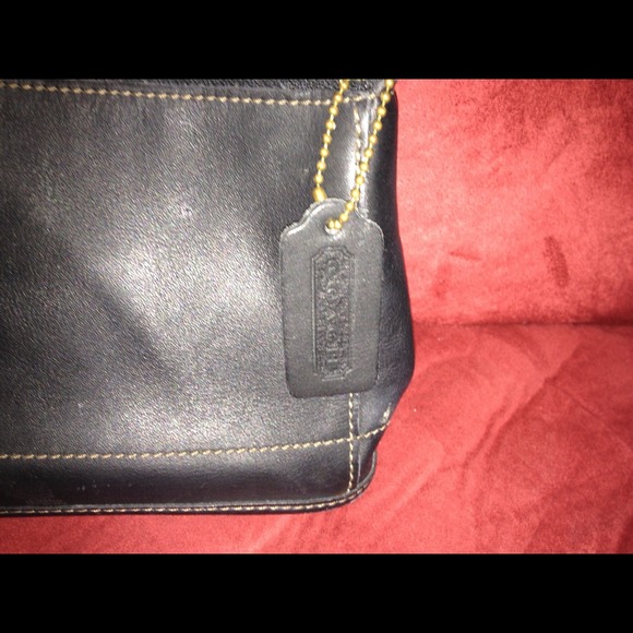 Black Genuine Coach clutch or handbag - Picture 2 of 2