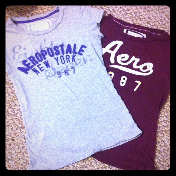 2 Aeropostale shirts!