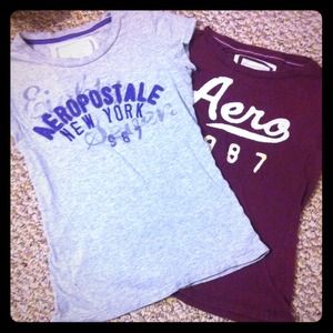 2 Aeropostale shirts!