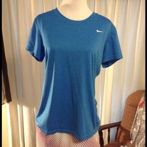 Blue Nike Dri Fit Shirt