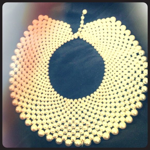 vintage  Jewelry - Vintage Pearl Collar Necklace