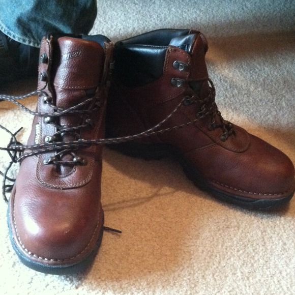 Steel toe danner goretex boots men's