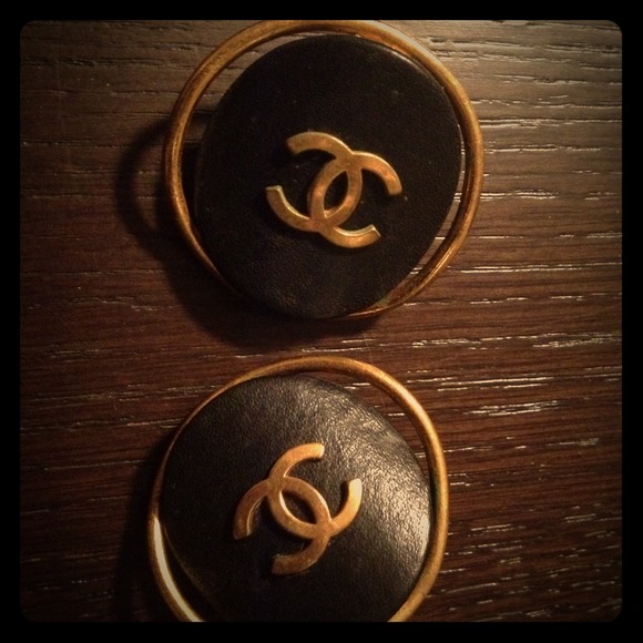 100% authentic vintage Chanel earrings
