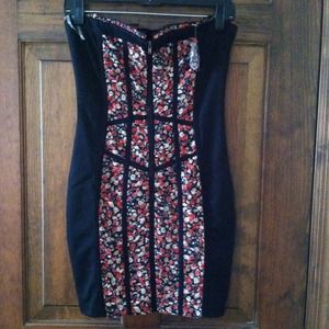 Floral bandage dress