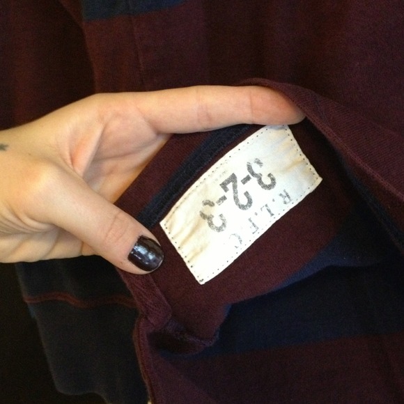 Rugby Ralph Lauren Striped LS XS (like fitted MD) - Picture 3 of 4