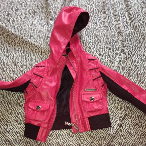 Little girls leather jacket
