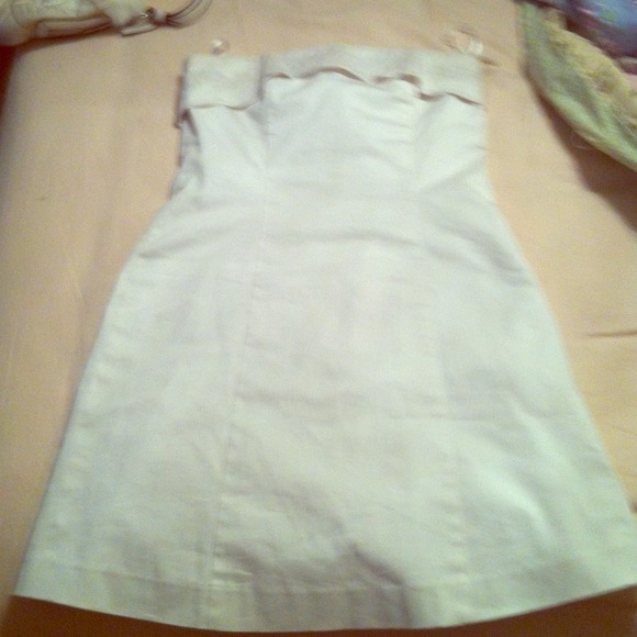 Bundle white dress and purple gown