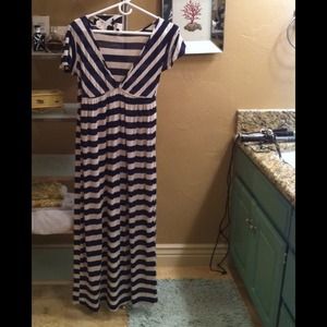Striped Maxi Dress