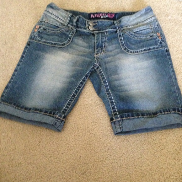 Denim - ☀👖Washed Jean Shorts☀Plus Creme Top! Bundle!