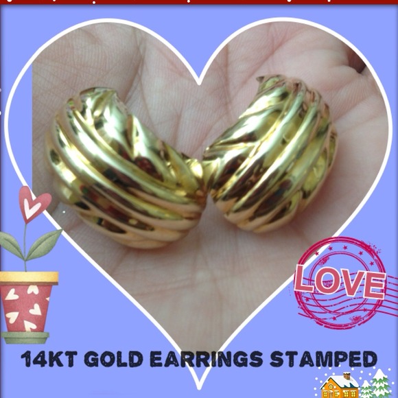 Reserved @jhiejhie2013- 14KT SOLID GOLD earrings