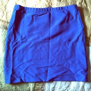 Stretch skirt..royal blue