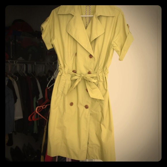 Cabi Trench Coat Dress
