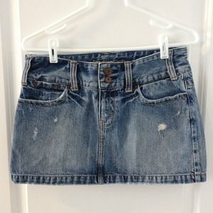 bundle for ash!  denim AE skirt and flower shirt