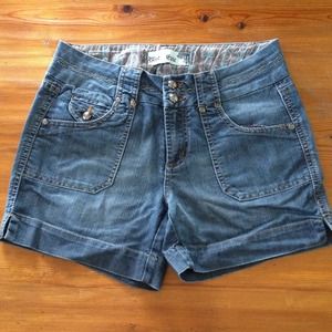 Denim shorts