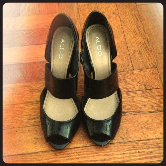 Peep toe heels from Aldo