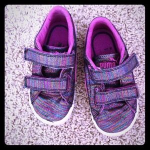 Little girls puma size 8