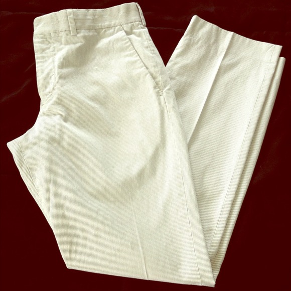 Light Grey Pinstripe Men's Express pants