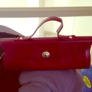 Sharp red bag never used leather