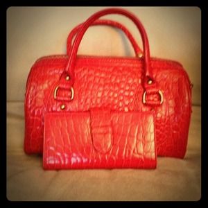 Banana Republic bag and wallet