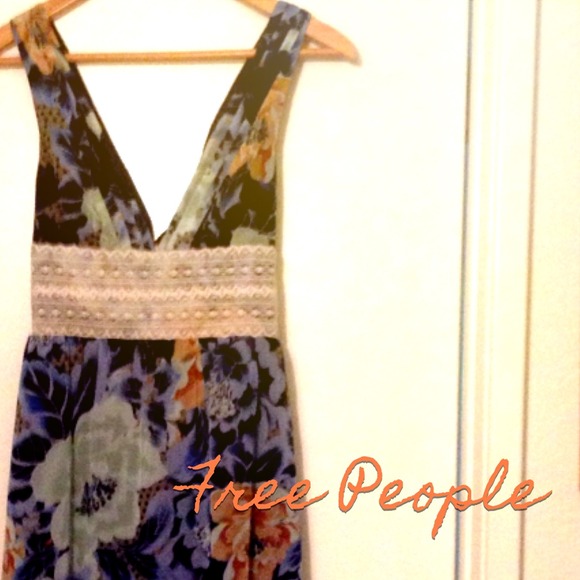 Free People Hi Lo Floral Dress
