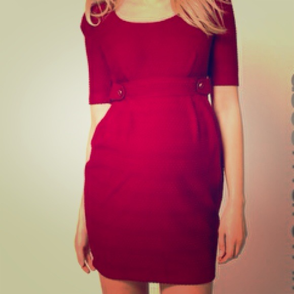 *Sold* Red ASOS Maternity Dress Size 6