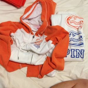 Victoria's Secret Pink Gator pants and jacket set!