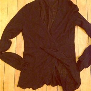 Cashmere sweater black from anthropologie by moth