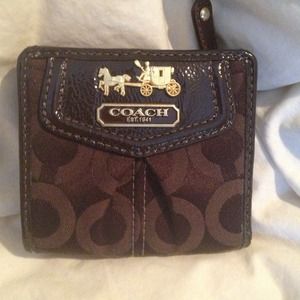 Small authentic Coach Wallet