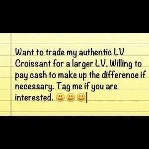 Want to Trade Authentic LV