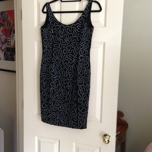 Black White Gillian Dress Size 4