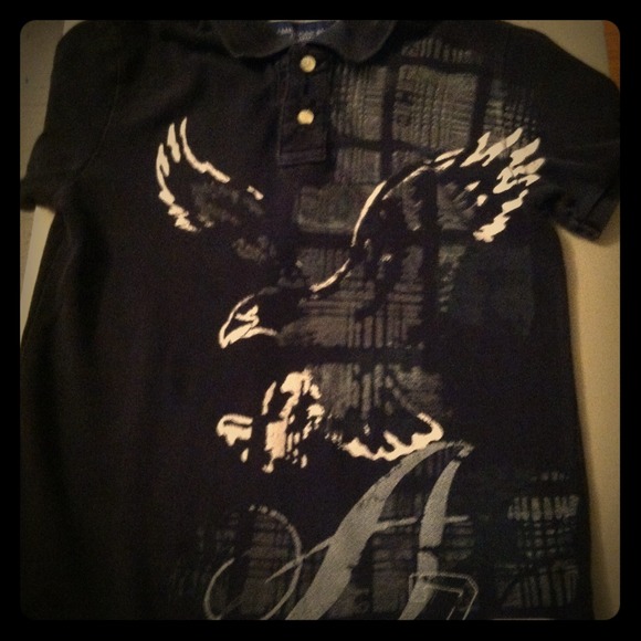 American eagle ,male's shirt, black