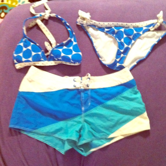 ❗SOLD❗Aeropostale Bikini and Surf Shorts