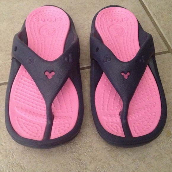 Crocs worn once. Disney