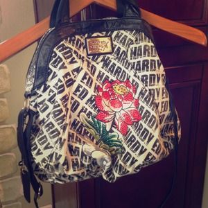 Authentic Don Ed Hardy bag with Convertible straps