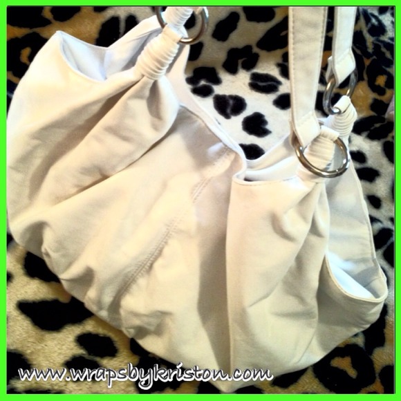 White Hobo Handbag