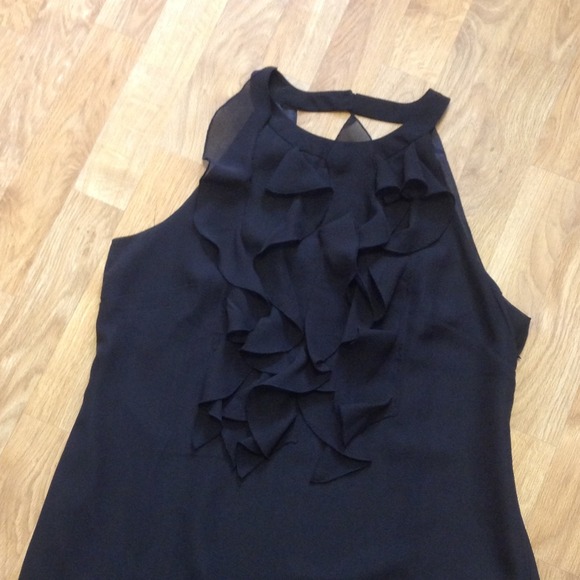 ⚡SOLD⚡Black Ruffle Cocktail Dress