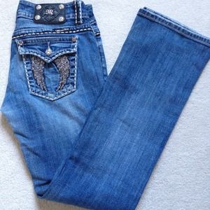 Miss Me jeans size 27 boot cut. Inseam  31/32.