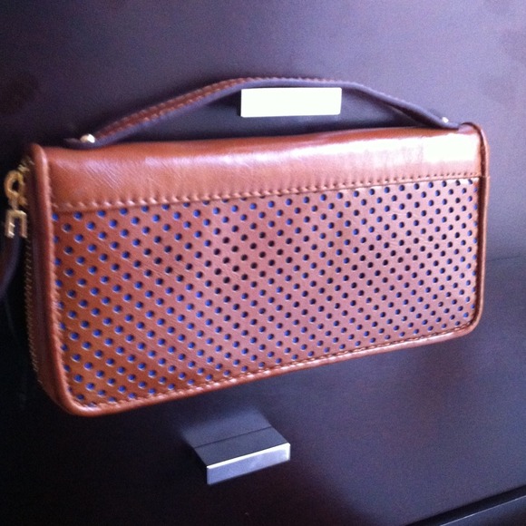 The Limited Clutches & Wallets - ❌❌donated❌❌faux leather perforated wallet