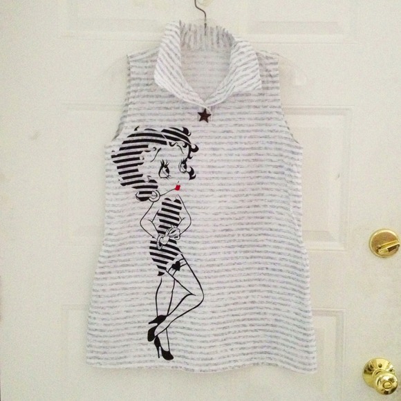 Striped Betty Boop Dress/Tunic