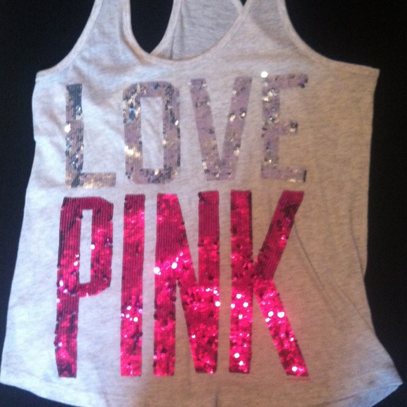 Victoria Secret PINK sequined tank