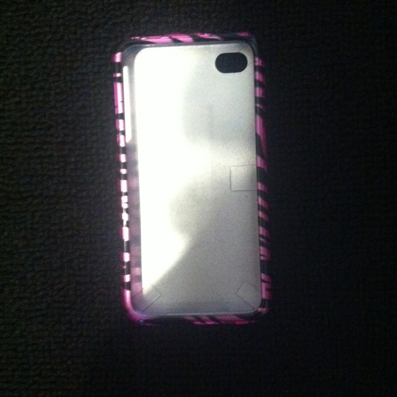 2 piece pink zebra iPhone 4/4s case! - Picture 2 of 2