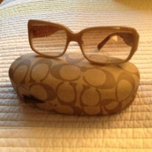 REDUCED. Coach authentic glasses with case