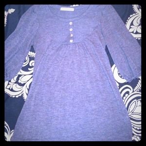 Grey baby doll top!