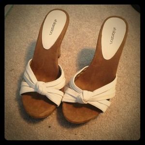 White Open-Toe Pumps