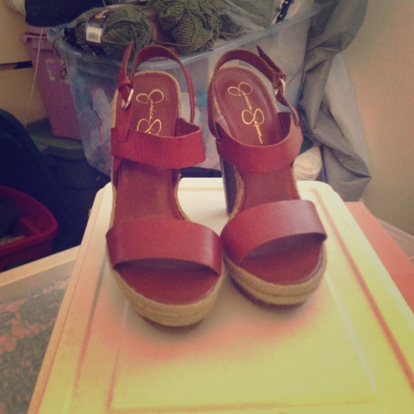 Jessica Simpson heel sandals. Size 8