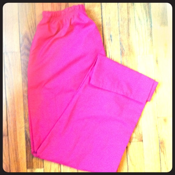Pink SCRUB pants! Perfect condition!