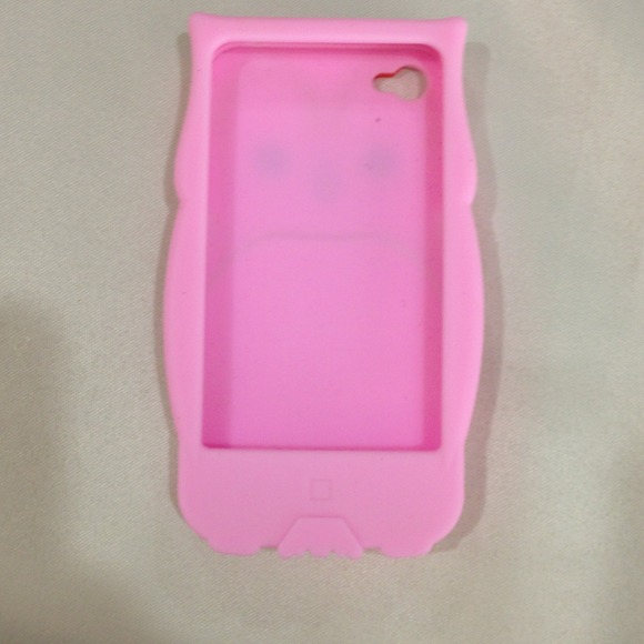 Cute Pink Owl iPhone 4/4s Case - Picture 2 of 2