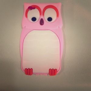 Cute Pink Owl iPhone 4/4s Case