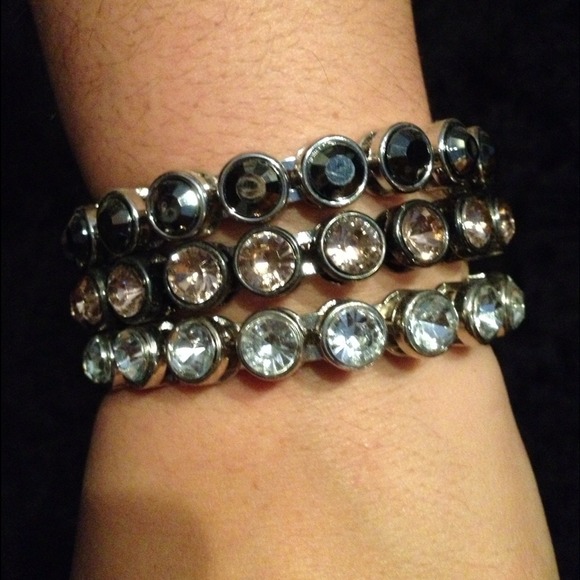 Rhinestone magnetic bracelets